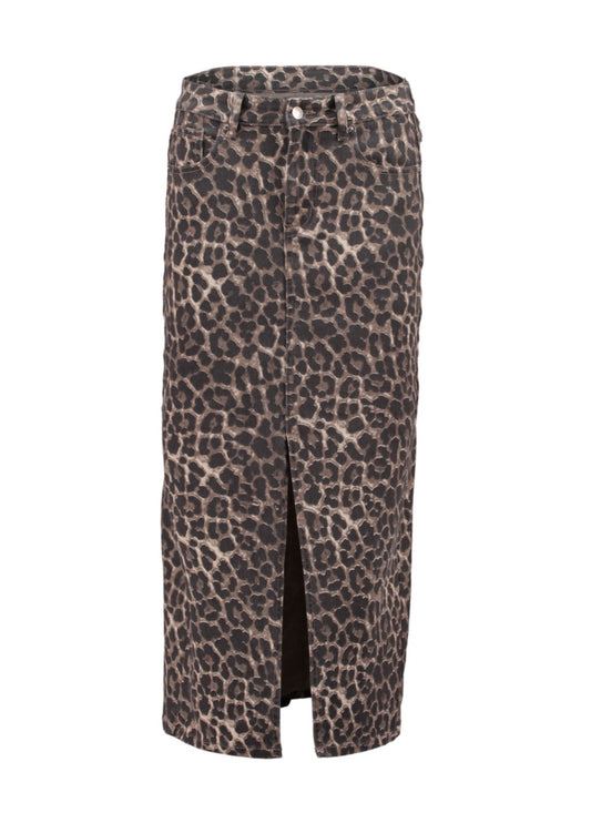 Jeanskjol leopard Palina