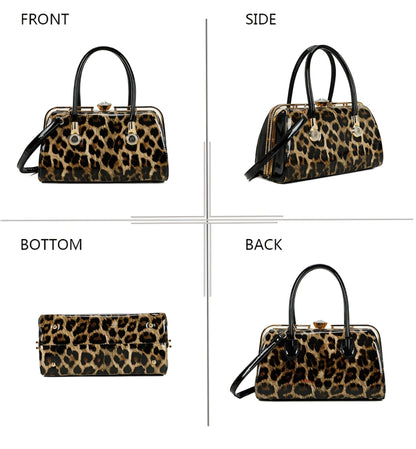 Gallantry Shiny Handbag Leopard