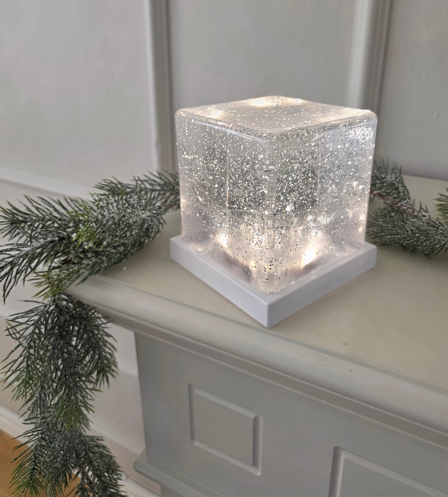 Grangirlang med frost 180 cm