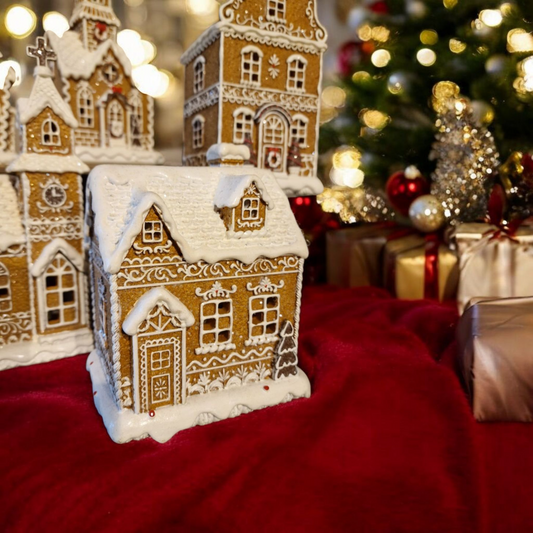 Gingerbread house Led lighting 17 cm