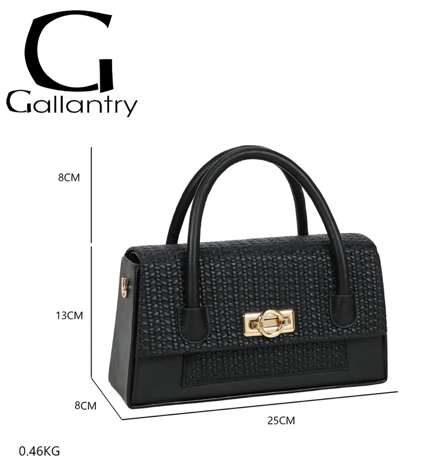 Gallantry Flätad Handväska Svart