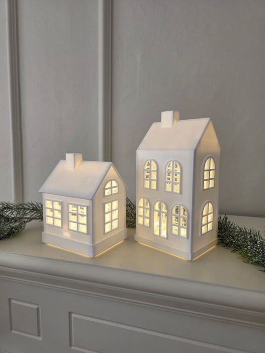 Inomhusdekoration belysning Vinter 16 cm Timer