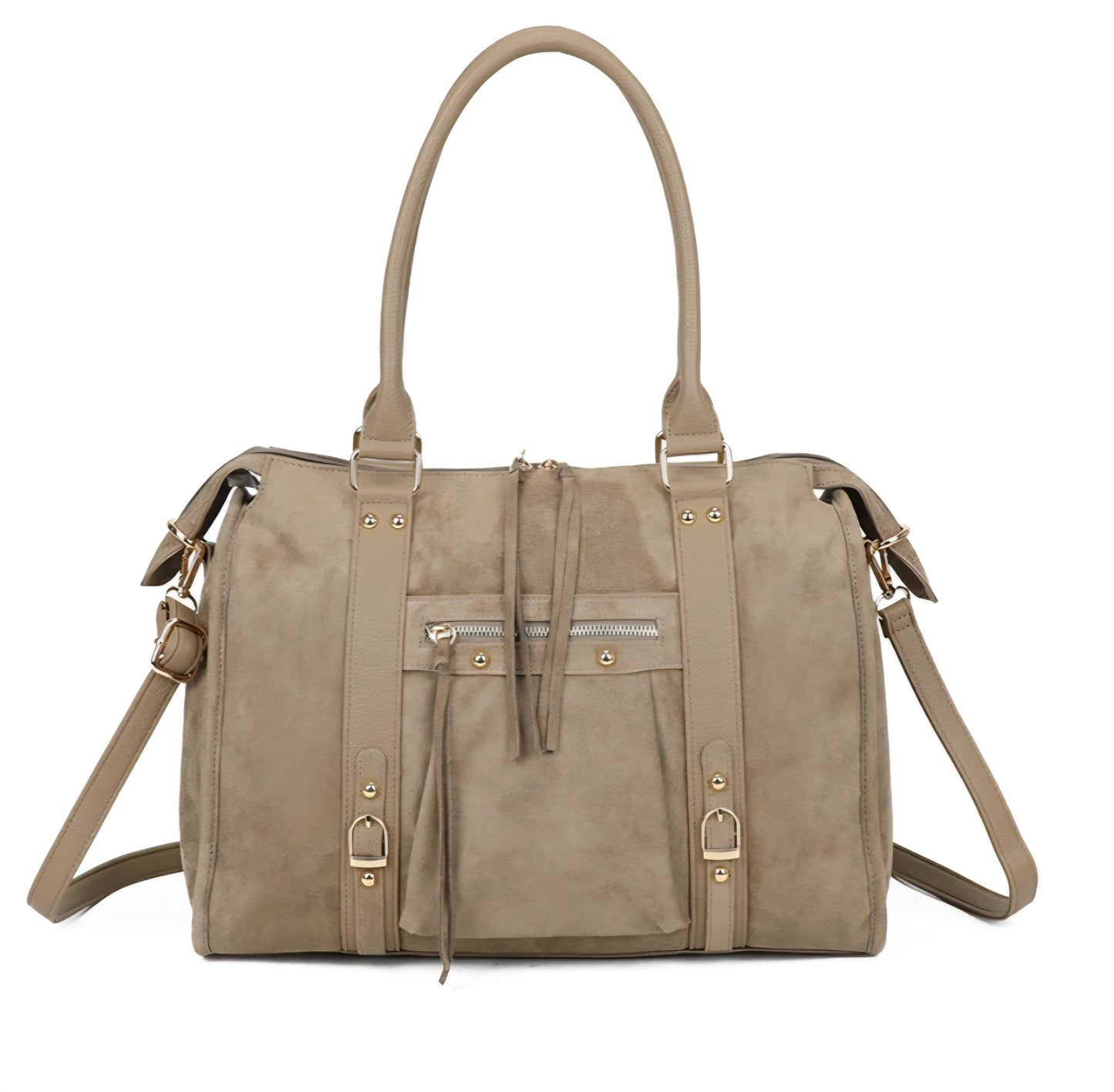 Gallantry tote-väska i mocka Beige
