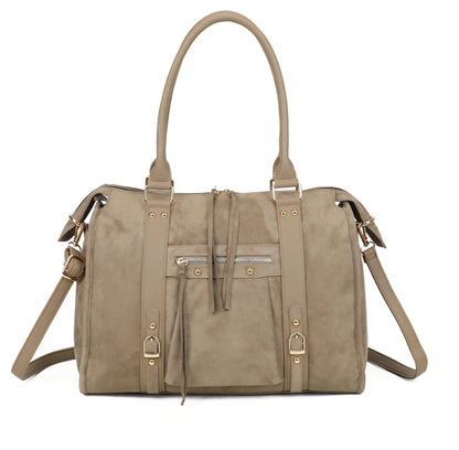 Gallantry tote-väska i mocka Beige