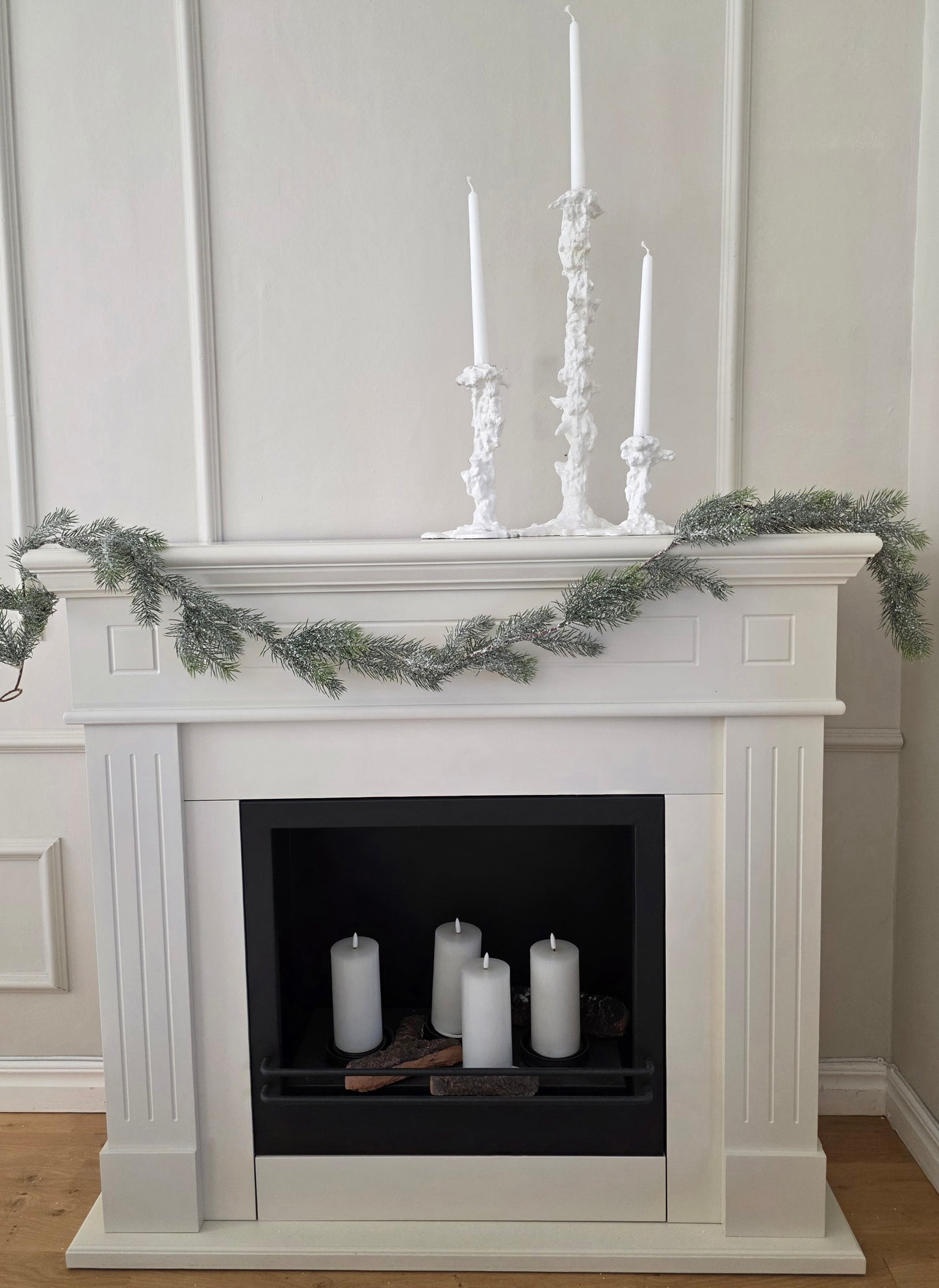 Grangirlang med frost 180 cm