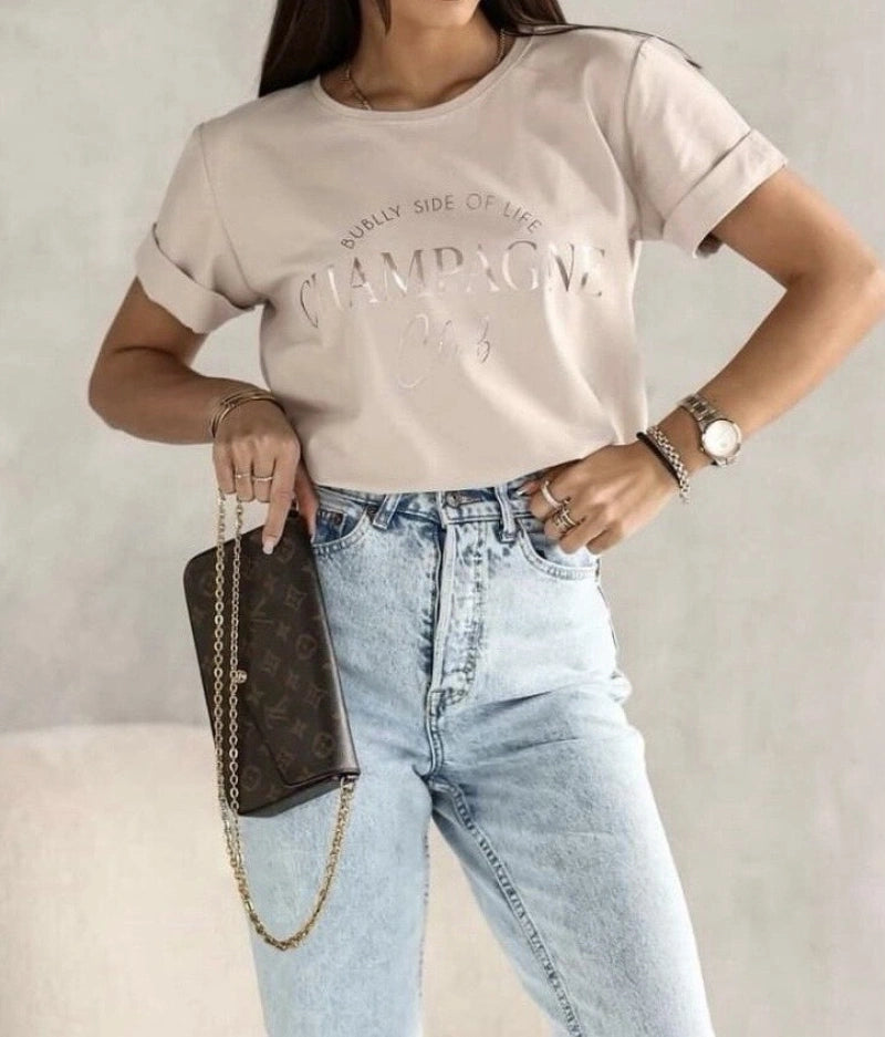 T-shirt Champange Beige