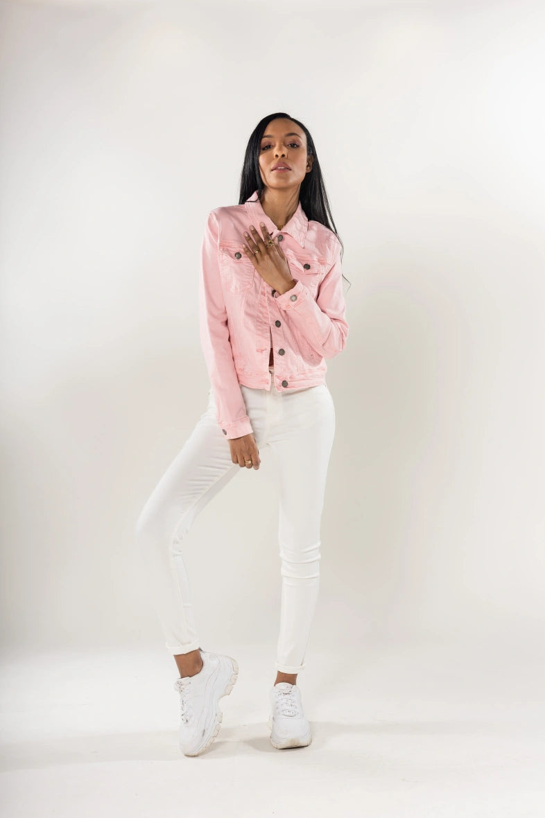 Klassisk stretch jeansjacka Rosa