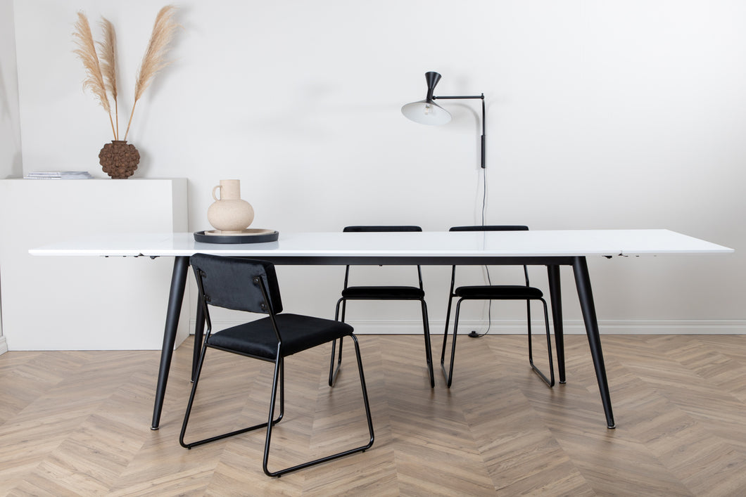 Matbord Förlängningsbart, L 195/285 cm