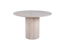 Load image into Gallery viewer, Dining group, BIANCA, Dining table ø110 + 4 dining chairs
