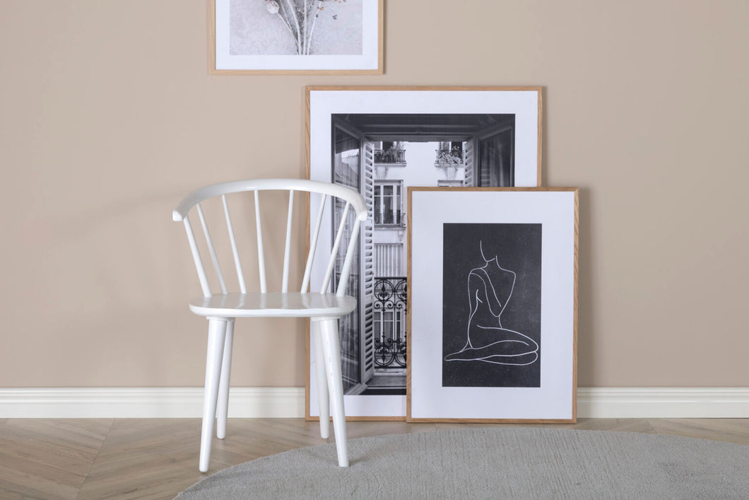 Cane chair White Bullerbyn 2-pack