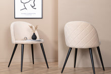 Cargar imagen en el visor de la galería, Silla de comedor Terciopelo, paquete de 2
