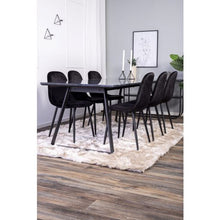 Cargar imagen en el visor de la galería, POLAR Silla de comedor negro paquete de 2

