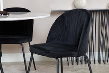 Load image into Gallery viewer, WRINKLES Dining chair Black 2-pack
