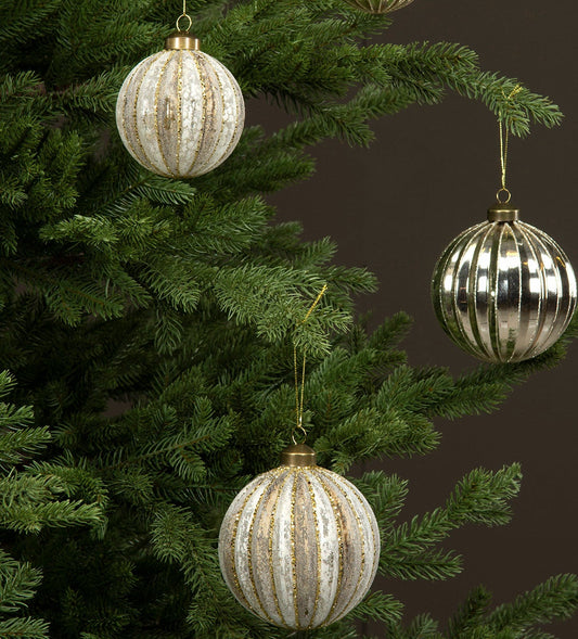 Glass ball Embla 10cm 2-PACK