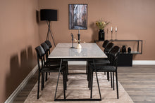 Cargar imagen en el visor de la galería, Grupo comedor Mármol 200×90cm + 6 sillas de comedor
