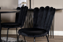 Cargar imagen en el visor de la galería, Grupo de comedor Mesa de comedor ø140cm + 6 sillas de comedor
