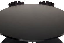 Cargar imagen en el visor de la galería, Grupo de comedor Mesa de comedor ø140cm + 6 sillas de comedor
