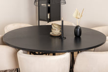 Load image into Gallery viewer, Dining group, Dining table Ø140 + 6 Dining chairs
