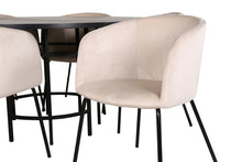 Load image into Gallery viewer, Dining group, Dining table Ø140 + 6 Dining chairs
