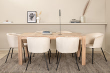 Cargar imagen en el visor de la galería, Grupo comedor, Mesa de comedor extensible 170/250×95 + 6 sillas de comedor
