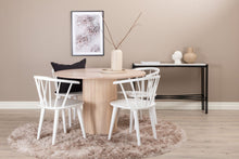 Load image into Gallery viewer, Dining group, BIANCA, Dining table ø110 + 4 dining chairs
