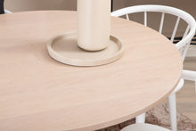 Load image into Gallery viewer, Dining group, BIANCA, Dining table ø110 + 4 dining chairs
