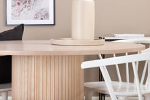 Load image into Gallery viewer, Dining group, BIANCA, Dining table ø110 + 4 dining chairs
