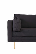 Load image into Gallery viewer, Boom, Black velvet sofa 203 cm
