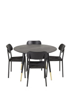Load image into Gallery viewer, POLLY Dining chair Black 2-pack
