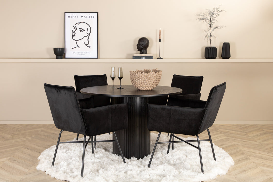 Dining group, Table with 4 chairs
